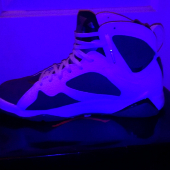 Flint and White Jordan 7s